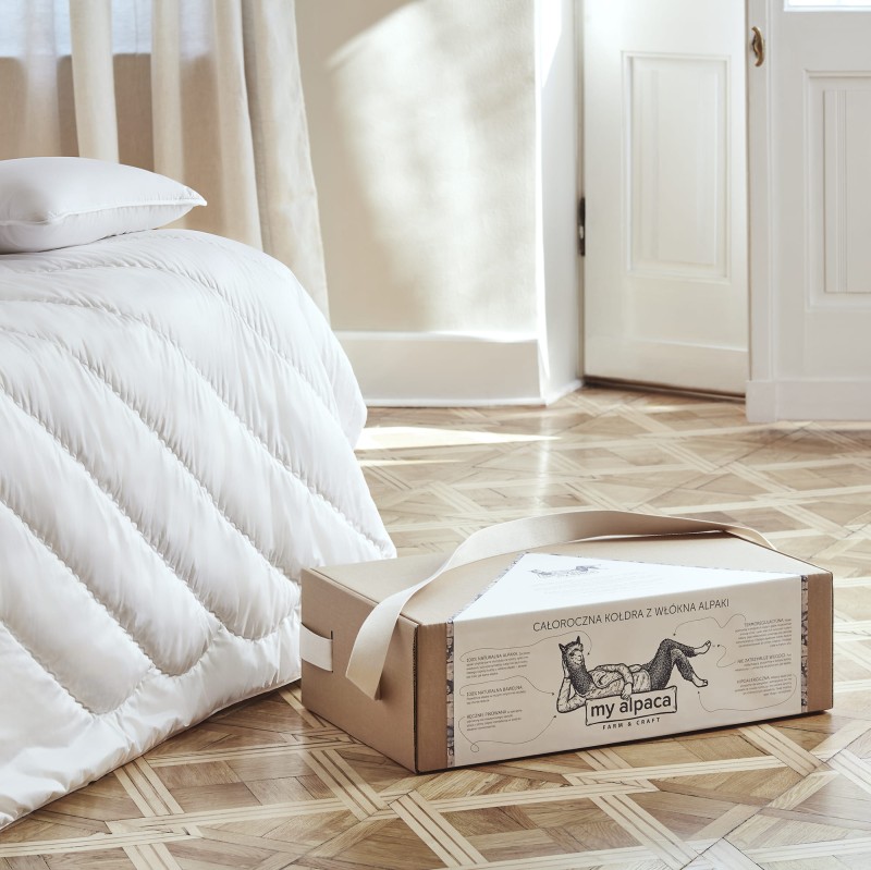 10. Kołdra zimowa z alpaki | Farm & Craft