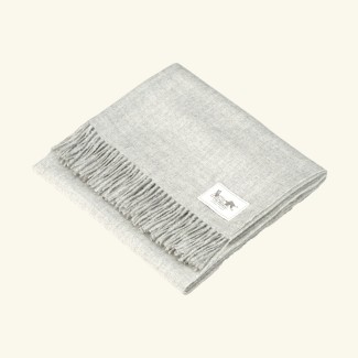 Pled z alpaki classic | 100% baby alpaca | SREBRNY 