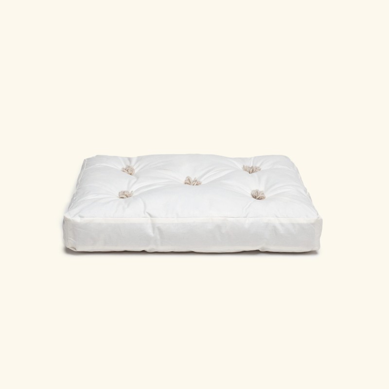 Mini materac dla psa ręcznie szyty | wypełniony 100% alpaką