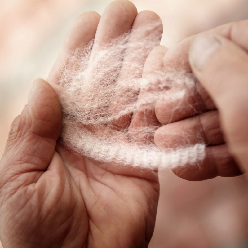 Kołdra z alpaki JUNIOR | Toile De MyAlpaca Pink