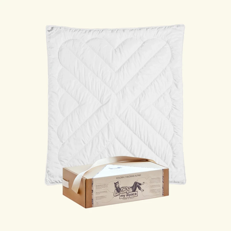 Kołderka dla dziecka z alpaki | Farm & Craft