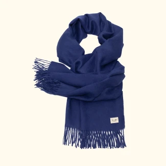 Szal Suri baby alpaca | COBALT