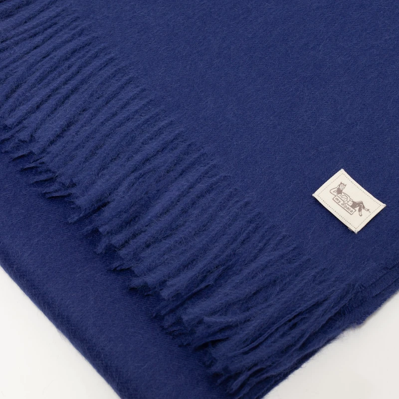 2. Szal Suri baby alpaca | COBALT
