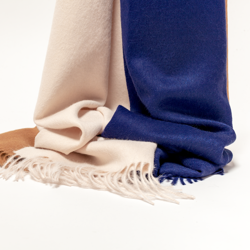 5. Szal Suri baby alpaca | COBALT