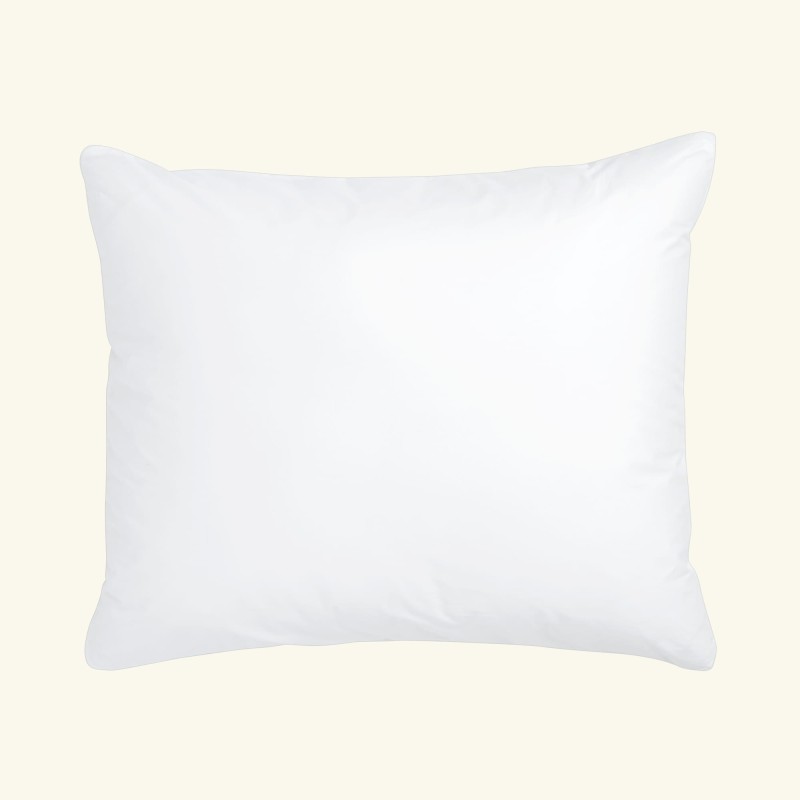 Biały wkład poduszki podróżnej z alpaki