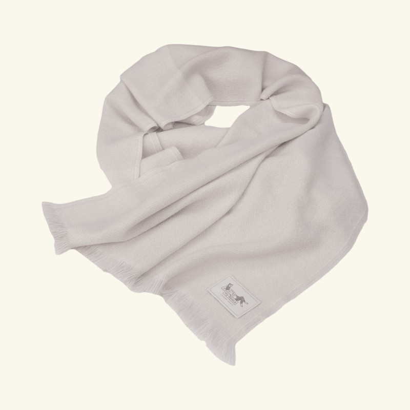 Szal tkany ręcznie z alpaki, kaszmiru i wełny merino | CRÈME DE LA CRÈME