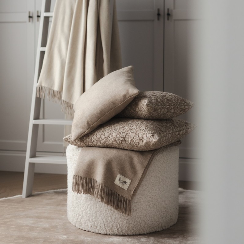 Pled z alpaki classic | 100% baby alpaca | BEŻOWY