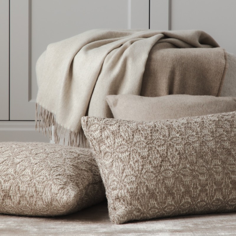 Pled z alpaki classic | 100% baby alpaca | BEŻOWY