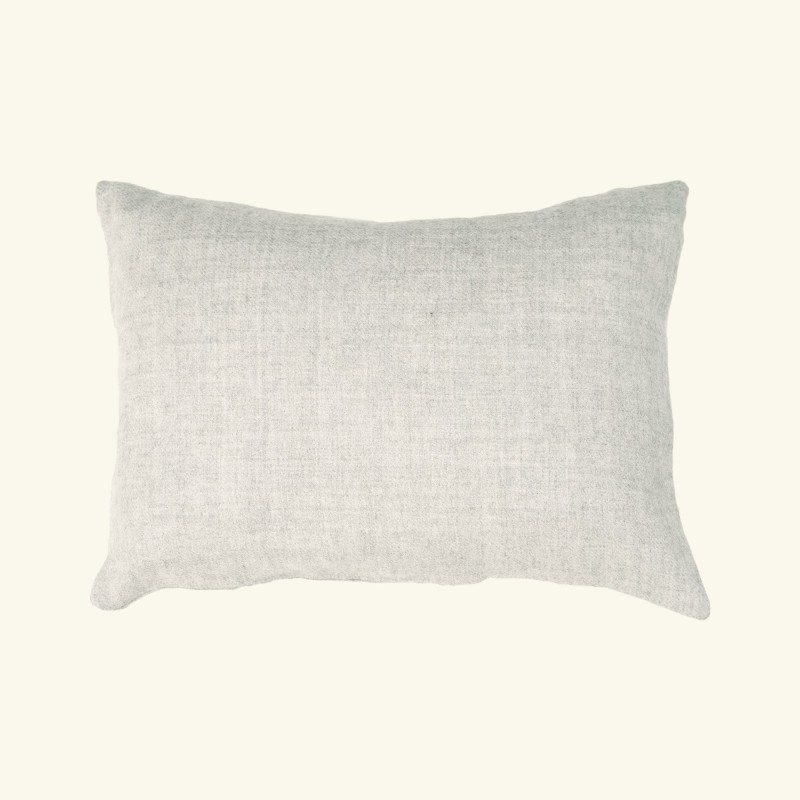 Poduszka podróżna z alpaki silver srebrny