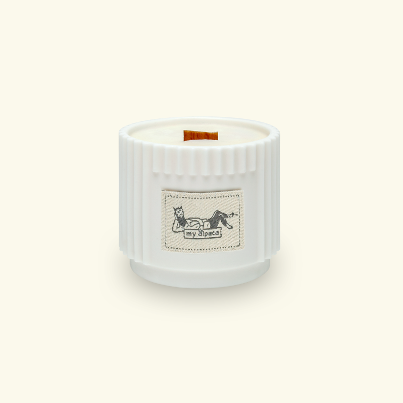 Świeca z porcelany Parian Rose & Linen