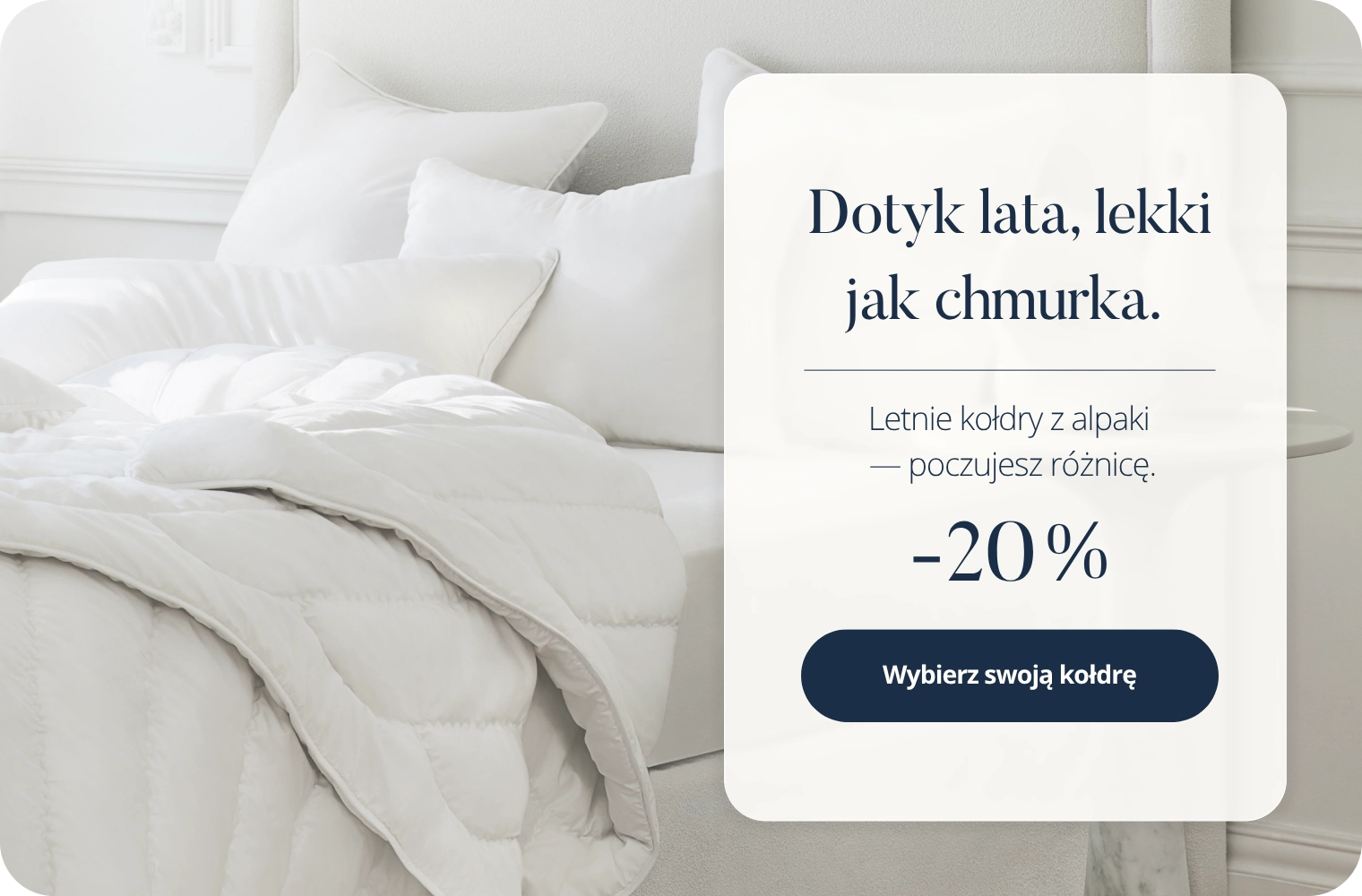 Kołdry letnie -20%